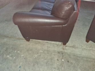 Natuzzi leather  love seat sofa