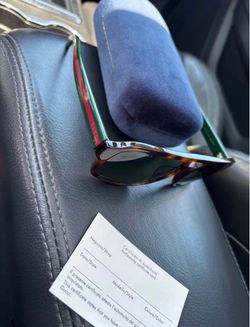 Gucci Sunglasses with Authenticity Card