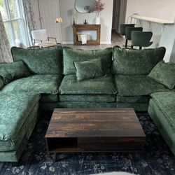 Brand New Couch With Two Detachable Ottomans
