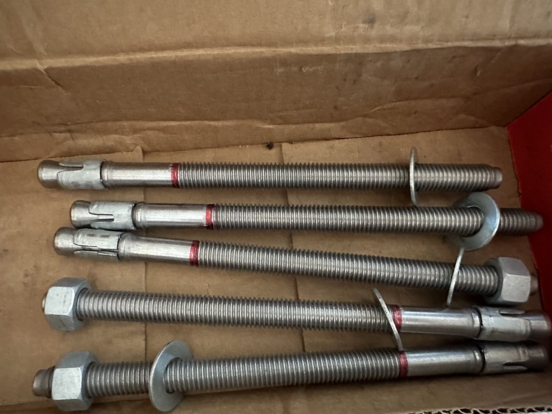 Hilti 5/8 X 10 Inch Kwik Bolt TZ-2 Anchors