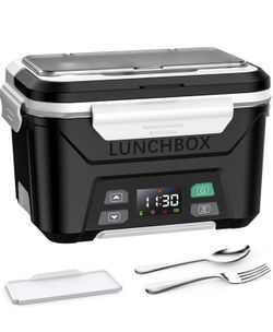 Battery Heated Lunch Box with Bag & Utensils — New