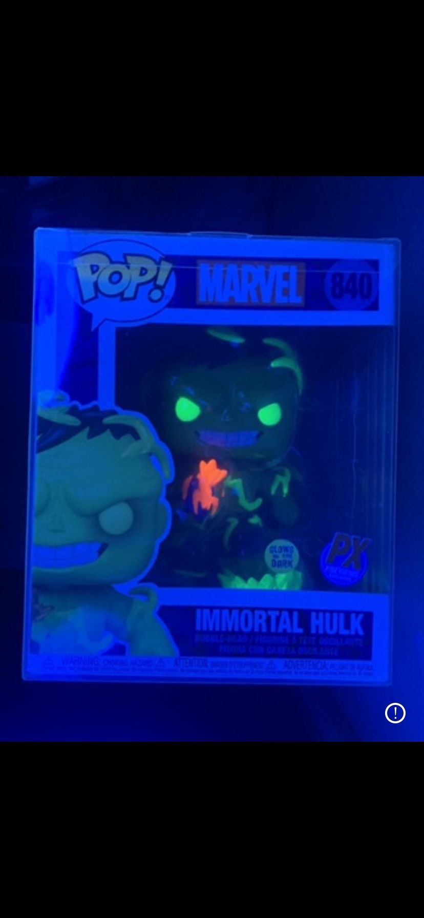 Custom Glow In The Dark Immortal Hulk Funko Pop
