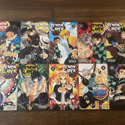 Demon Slayer Manga Vol. 1-10 English
