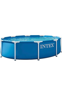 Intex 10ft Round Metal Frame Pool(NEW)