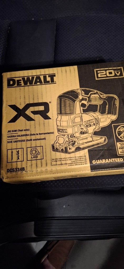 Brand New Dewalt 20v Xr Brushless Jigsaw Tool Only Sealed Box $130