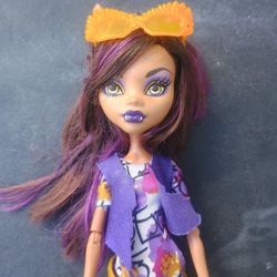 Monster High Doll Clawdeen Wolf Boo York with Orig Outfit and Glasses
