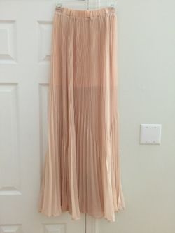 Maxi chiffon skirt
