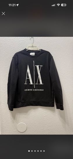 Armani Exchange Black Crew Neck