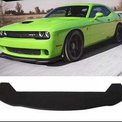 Fits 15-22 Dodge Challenger SRT Hellcat Front Bumper Lip Spoiler Unpainted PP