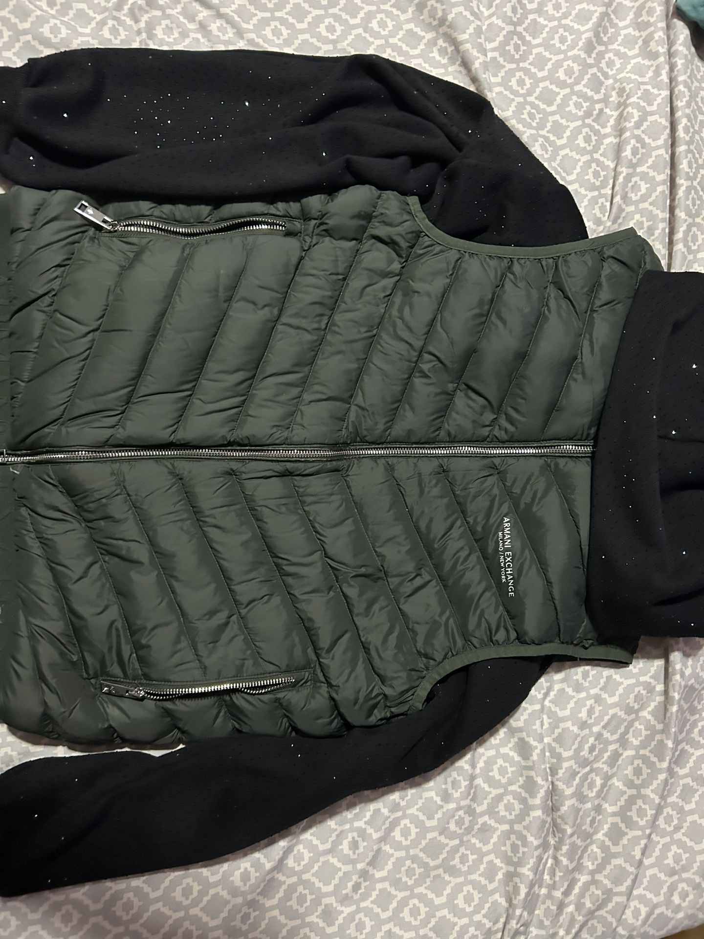 Armani Exchange Olive Vest