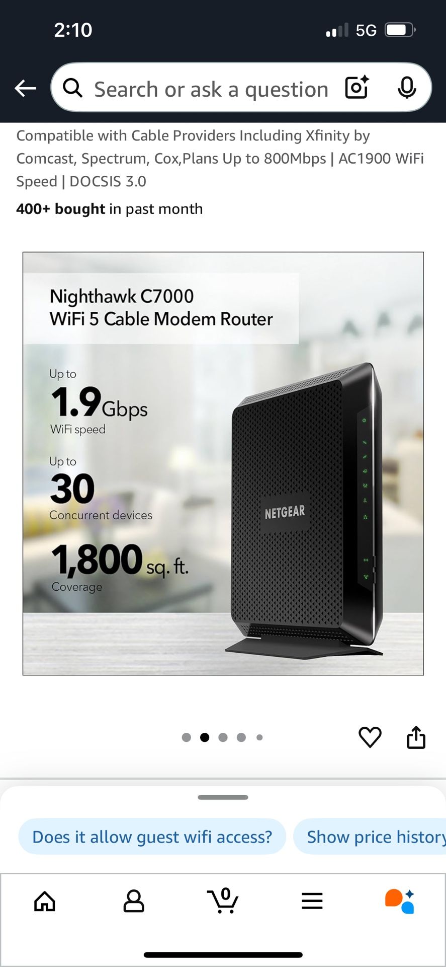 Modem Router. Nighthawk C7000