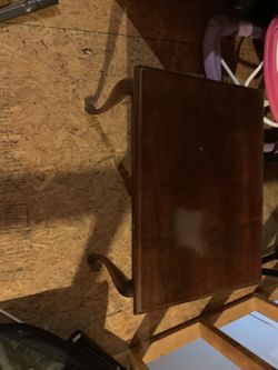 Cherry wood side table