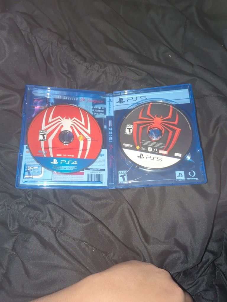Spiderman 2018 And Spider Man Miles Morales Video Game