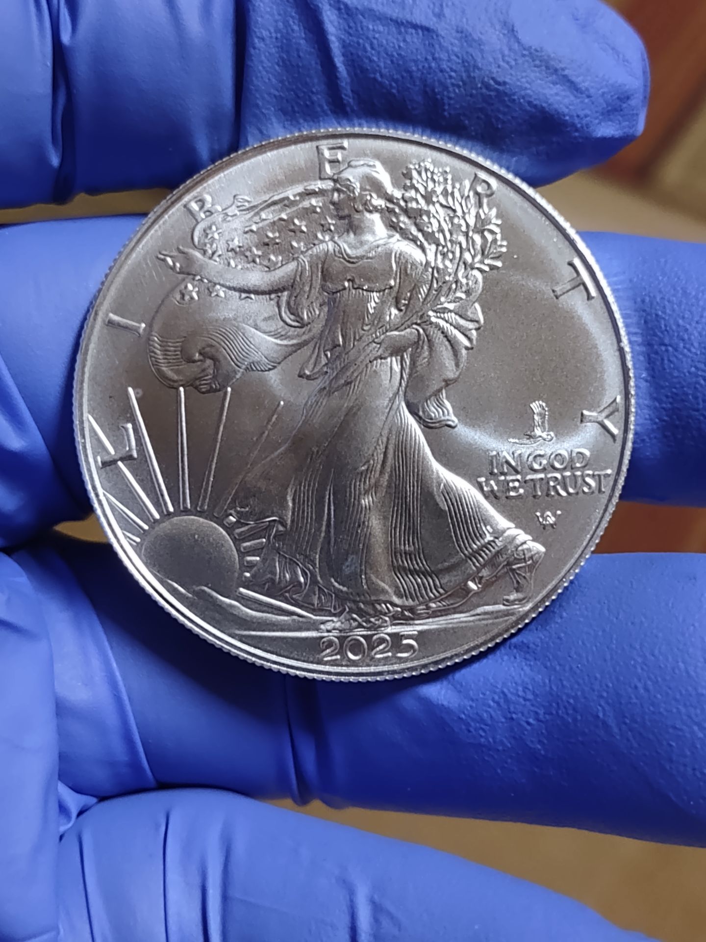 2025 silver eagle eagle privy very low minted ms bu