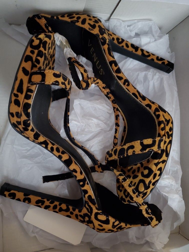 Leopard Pumps 3 Inch Heels