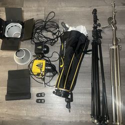 tography Studio Lighting Kit Bundle — Paul C. Buff DigiBee AlienBees Softbox c-stand Backdrop