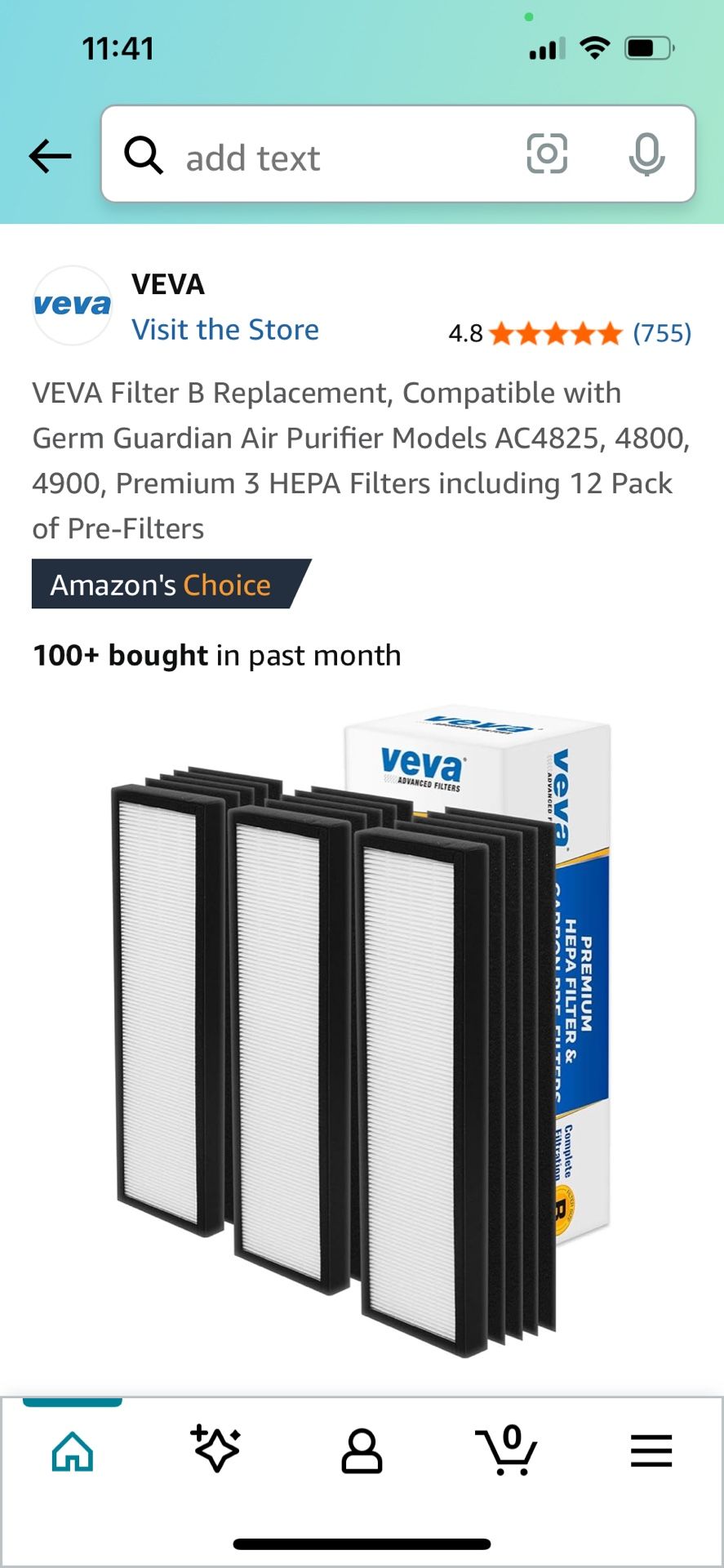 HEPA Filter B Replacement