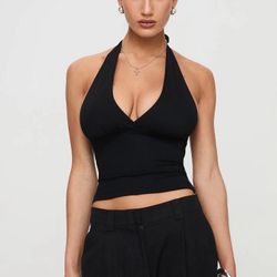 *NEW* Whimsy Halter Top Black - Us 6 , Us 8 /Black