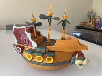Bowser Deluxe Super Mario Bros . Toy Pirate Ship