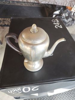 Vintage Silver Metal Teapot