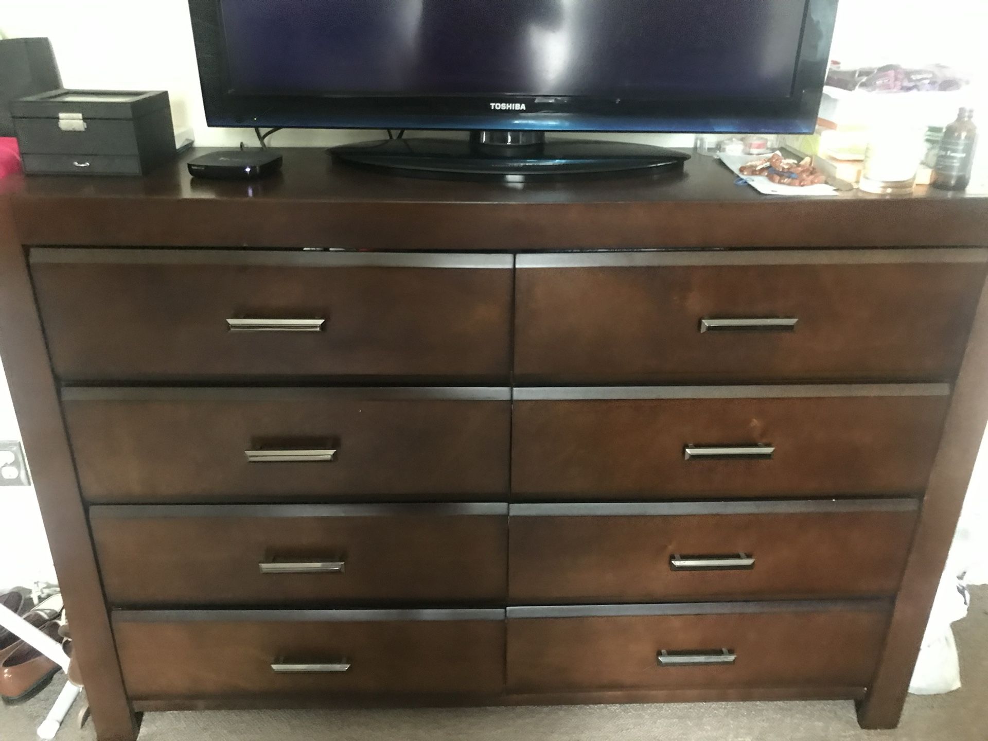 Stylish Dark wood Dresser