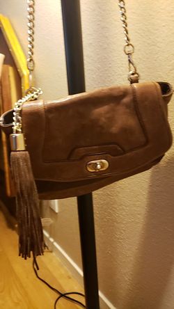 Cynthia Rowley brown distressed leather bag