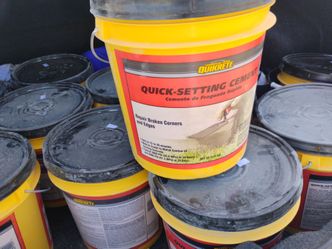 Quick drying cement