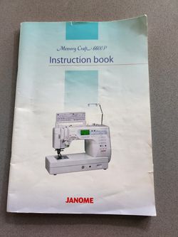 Janome 6600 Quilting Sewing Machine Thumbnail