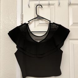 Black Crop Top