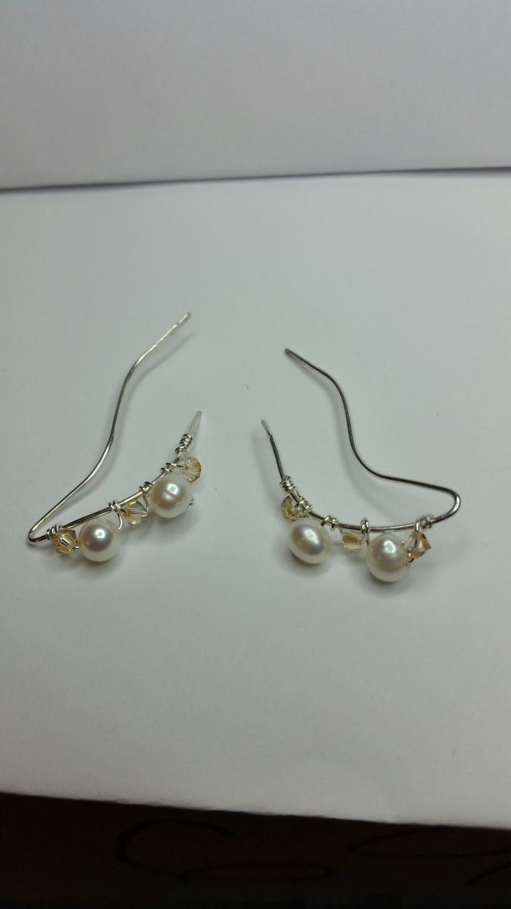 Handmade Wire Art Earrings