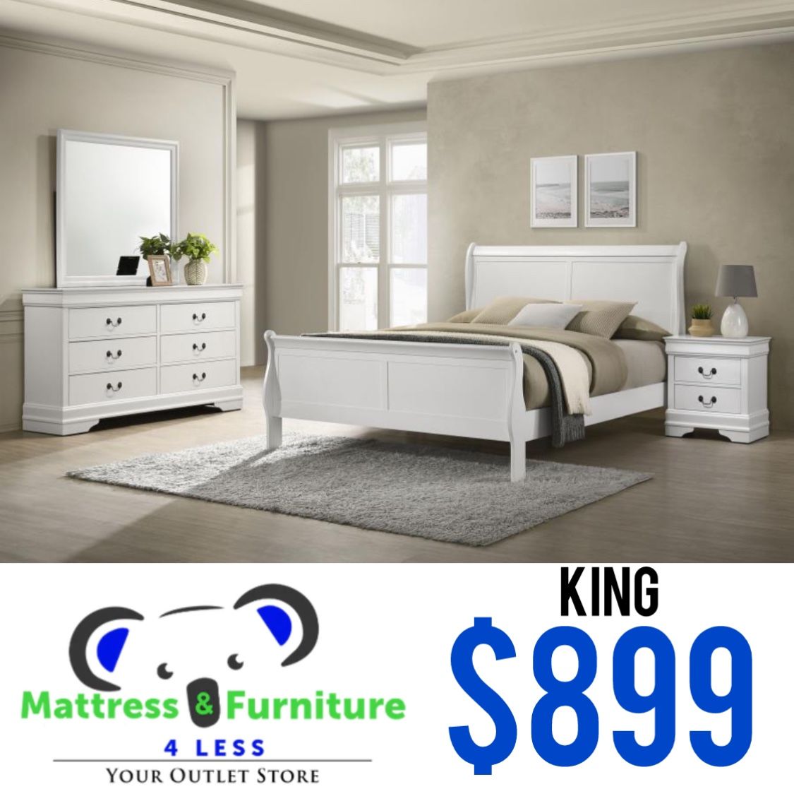 King 4-Piece Bedroom Set