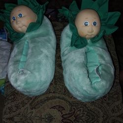 Cabbage Patch Slippers Vintage