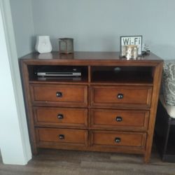 Entry Table With Drawers 
