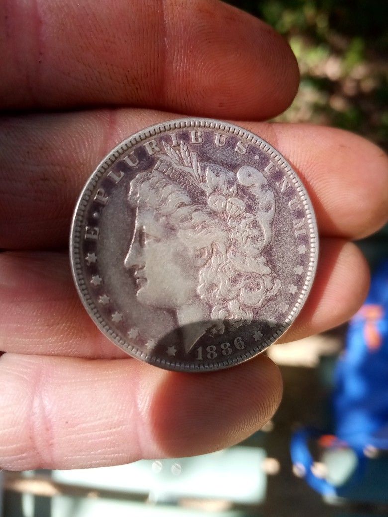 Morgan Silver Dollar 1886!