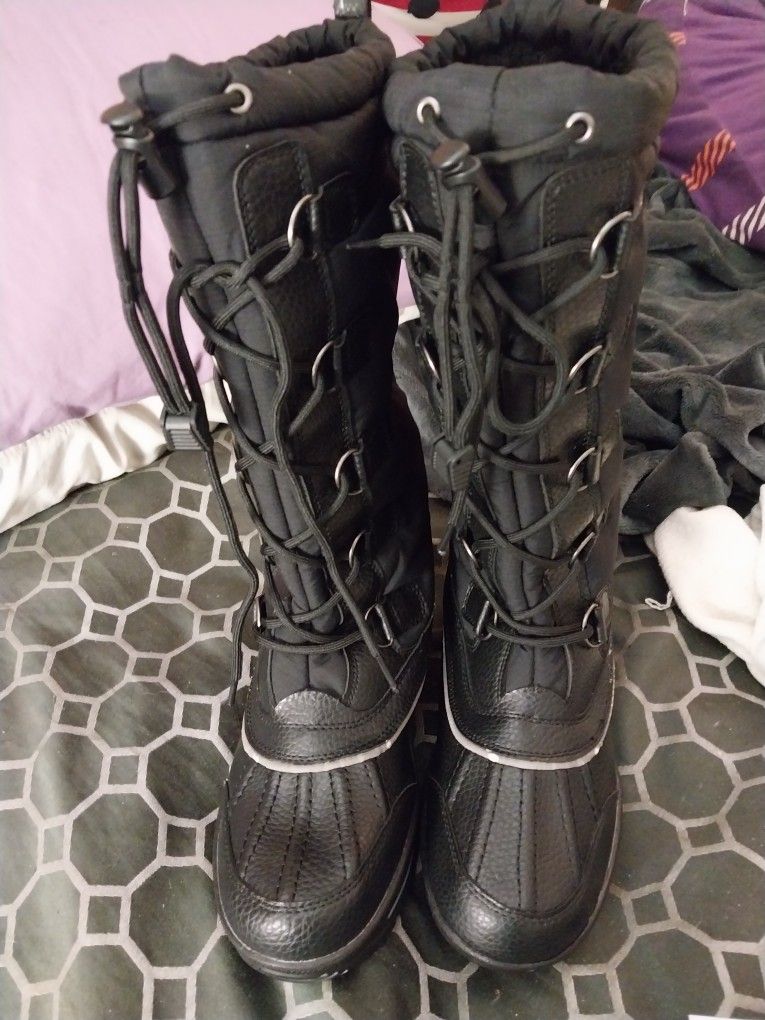 Lady's Jbu Sabine Water Resistant Winter Boots Size 8.5 30 Dollars 