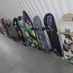 Huge Lot/ Collection Of Skateboards Decks Completes Oldschool!