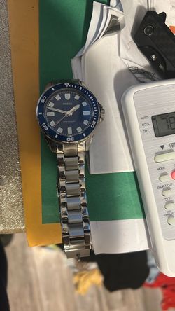 Fossil Blue Dial Diver-Style Watch