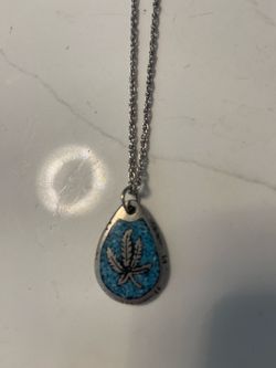 Reggae weed Pendant Necklace stainless steel