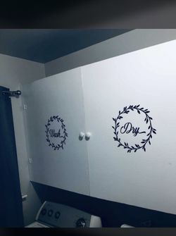 Wash and dry stickers