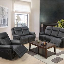 New Reclining Set 3pc 