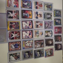 31 MLB Baseball Cards 