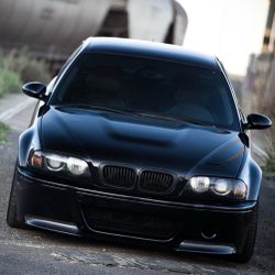 BMW E46 3 Series Gloss Black Kidney Grilles
