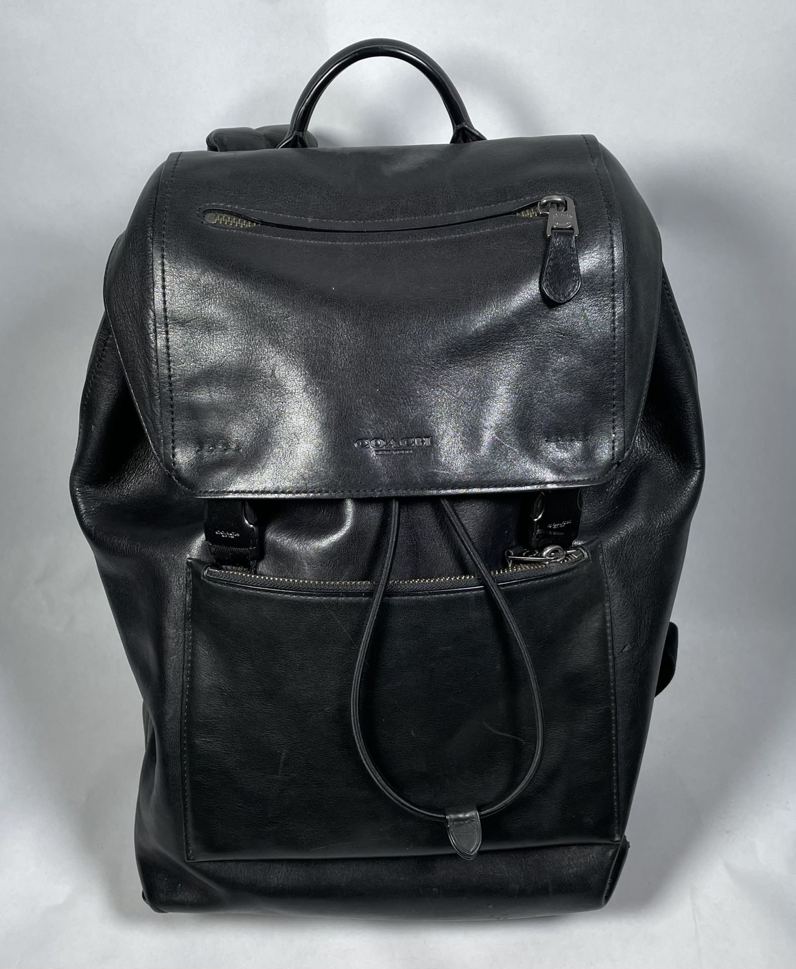 Coach Leather Backpack