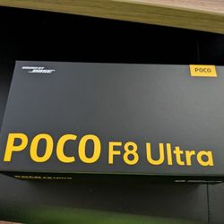 Xiaomi Poco F8 Ultra, Comes With 3 Cases Box And Accessories.  512/16gig. Global