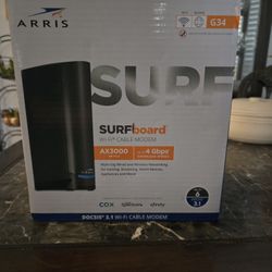 Motorola ARRIS G34 Modem Router Doc Sis 3.1 