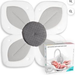 Blooming Bath Lotus 4 Petal Baby Bath - Gray/Dark Gray
