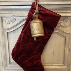 Velvet Pottery Barn Stockings