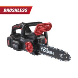 Hyper Tough 20V 4.0Ah Battery Powered 12" Brushless Chainsaw, HT22-401-03-03