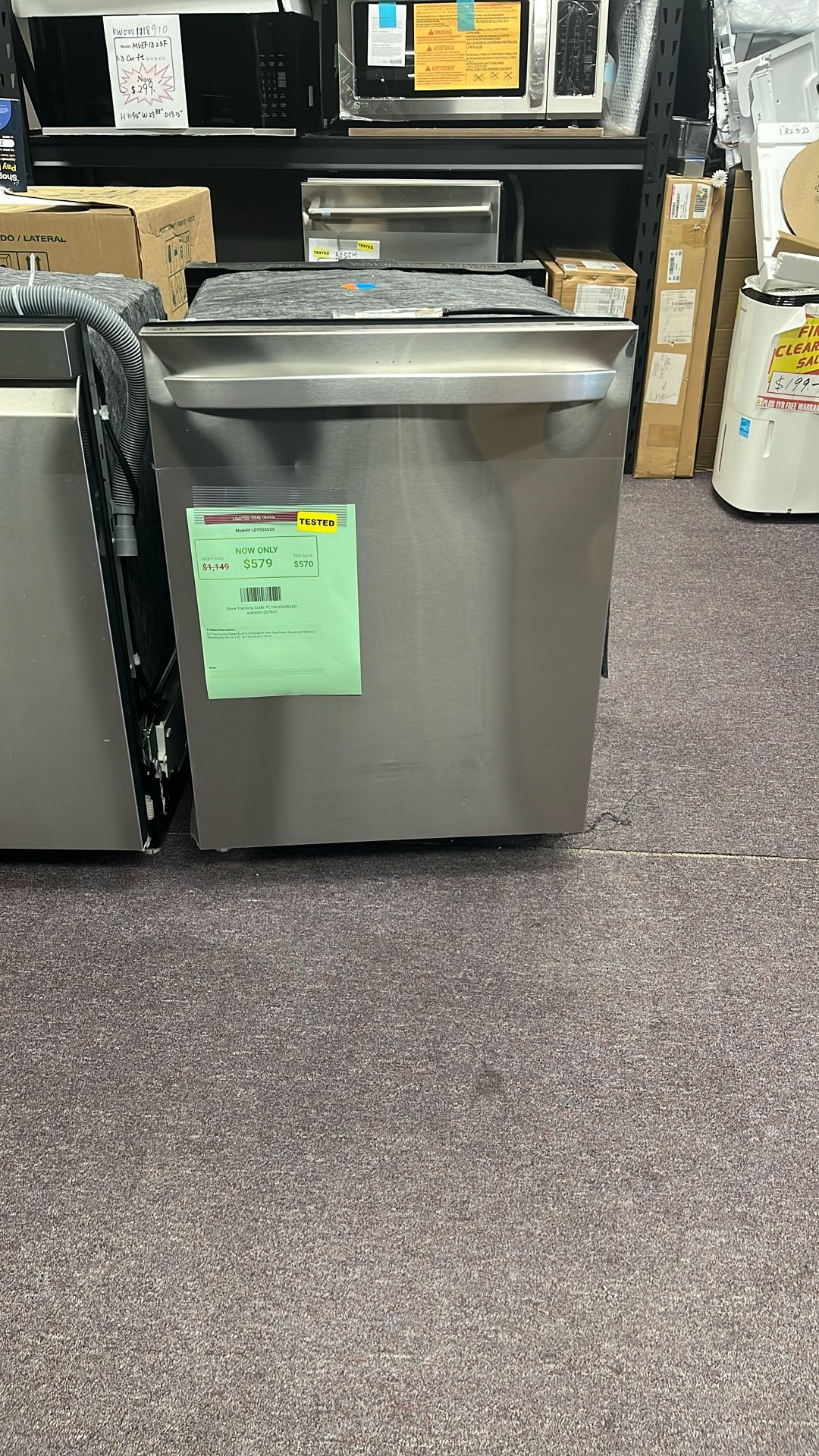 Dishwasher Stainless Steel New Open Box 