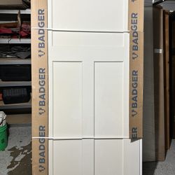 36” Solid Wood Prehung Door – Right Swing – 3 Panels – REAL Wood – $225 FIRM